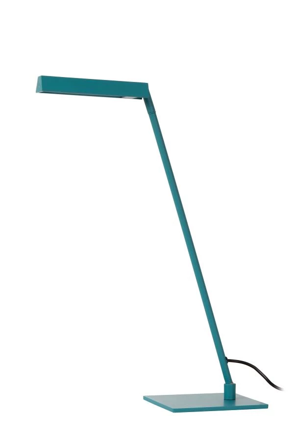 Lucide LAVALE - Bureaulamp - LED Dimb. - 1x3W 2700K - Turkoois - uitgezet